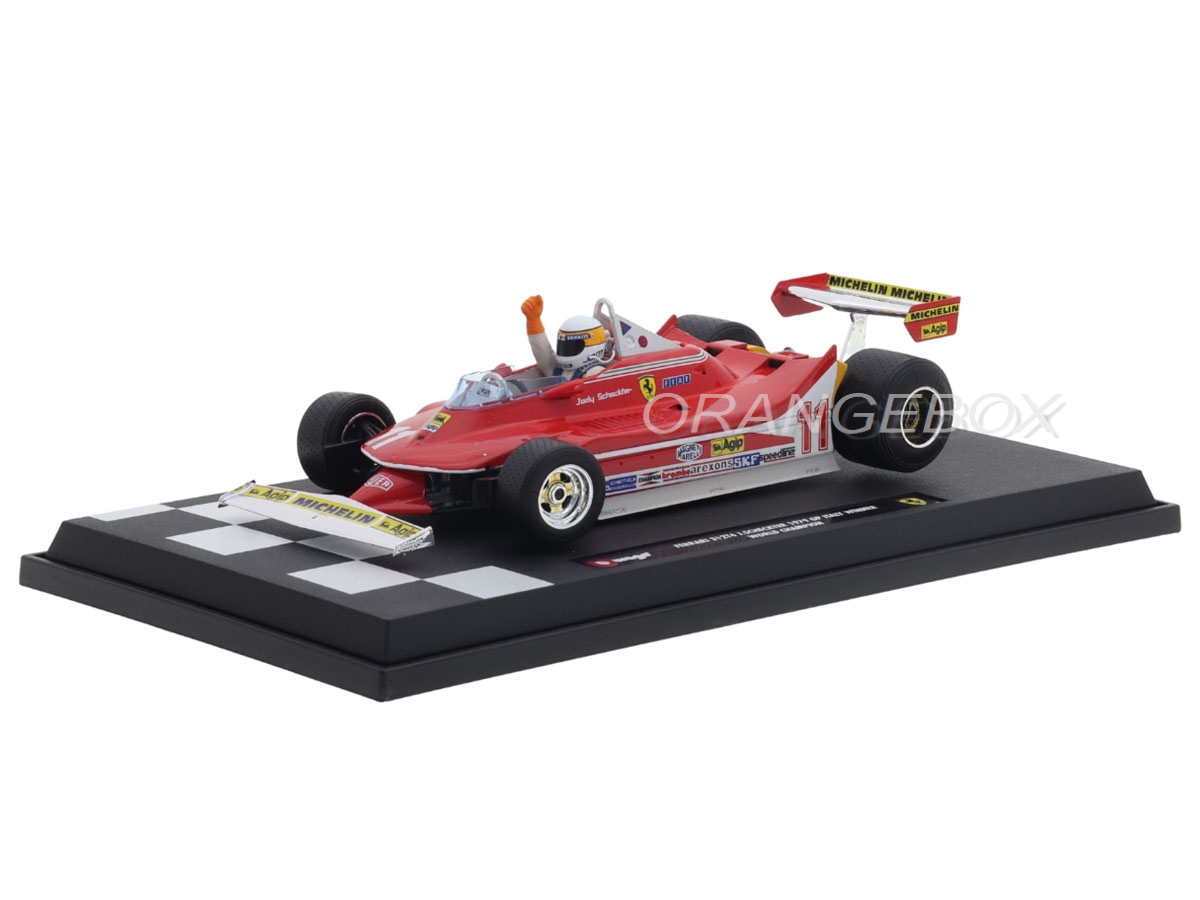 Fórmula 1 Ferrari 312T4 Jody Scheckter Vencedor Monza e Campeão do