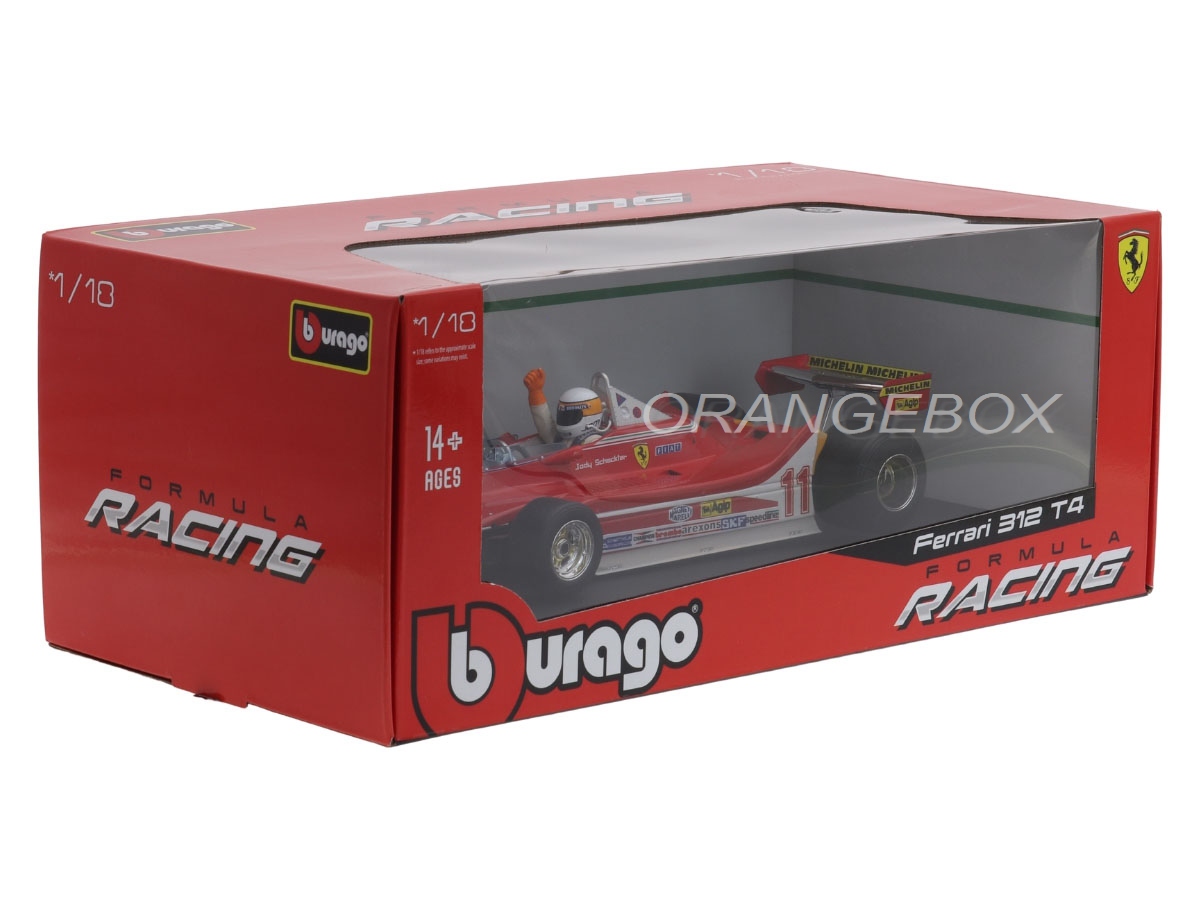 Fórmula 1 Ferrari 312T4 Jody Scheckter Vencedor Monza e Campeão do