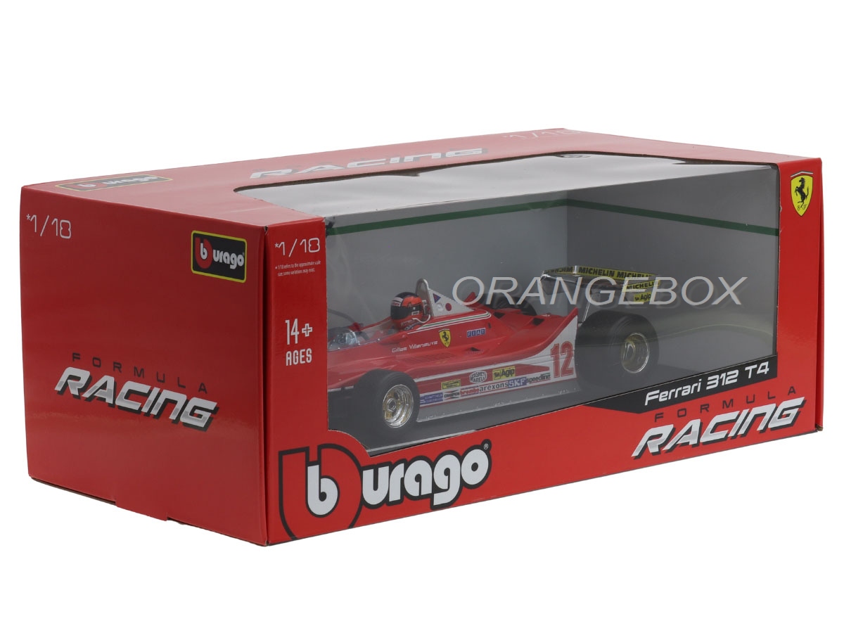 Fórmula 1 Ferrari 312T4 Villeneuve Vencedor Africa 1979 1:18