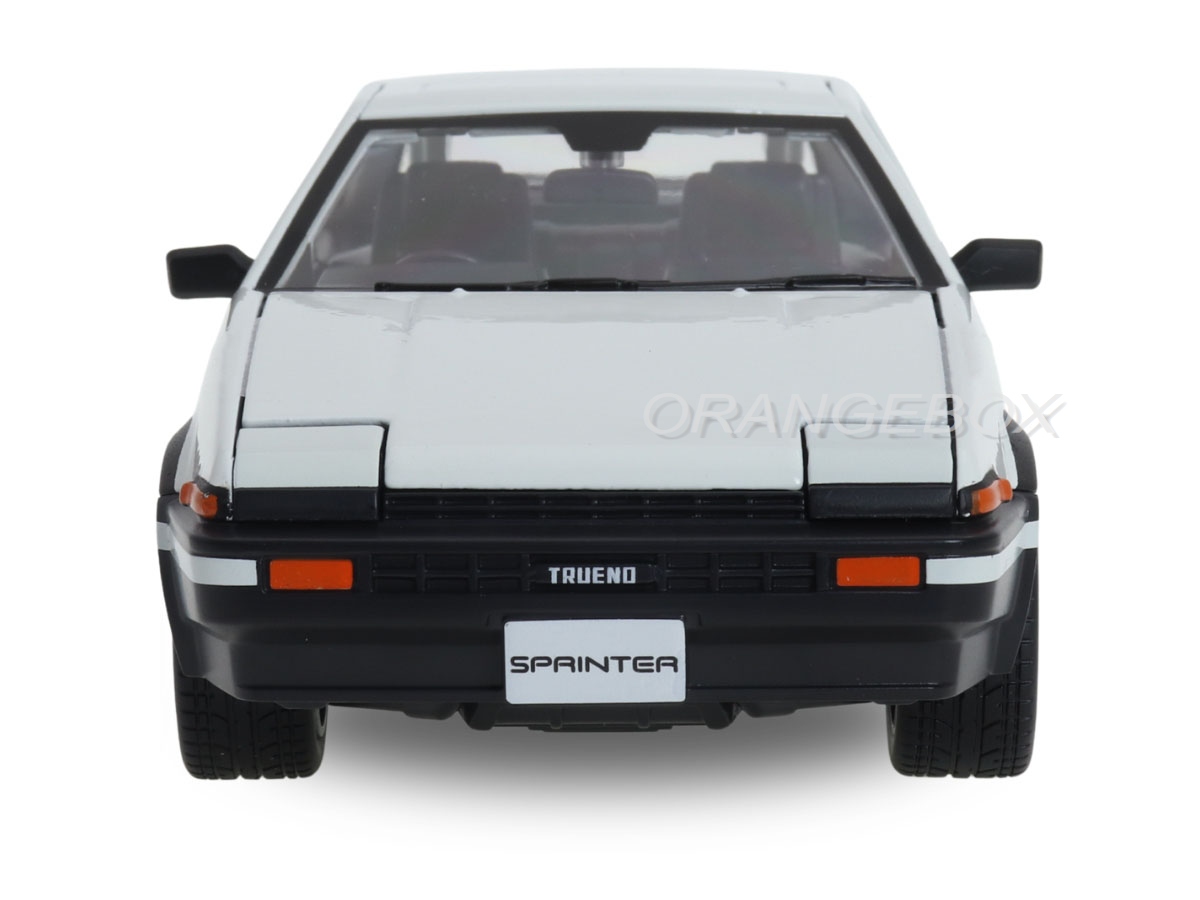 Toyota Sprinter Trueno AE86 1:24 Maisto Branco - 20 anos! Loja on