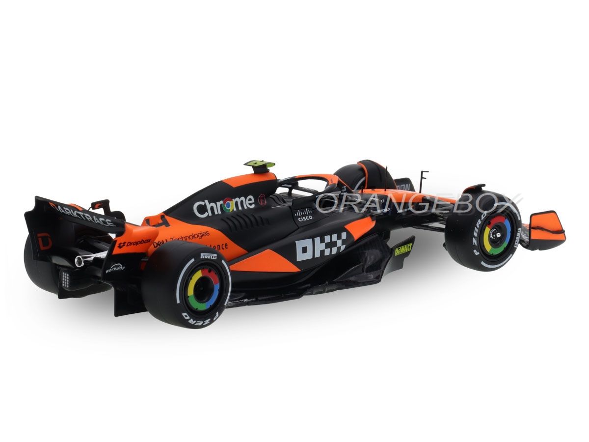 Fórmula 1 McLaren MCL38 Norris Winner Gp Miami 2024 c/ Piloto 1:24
