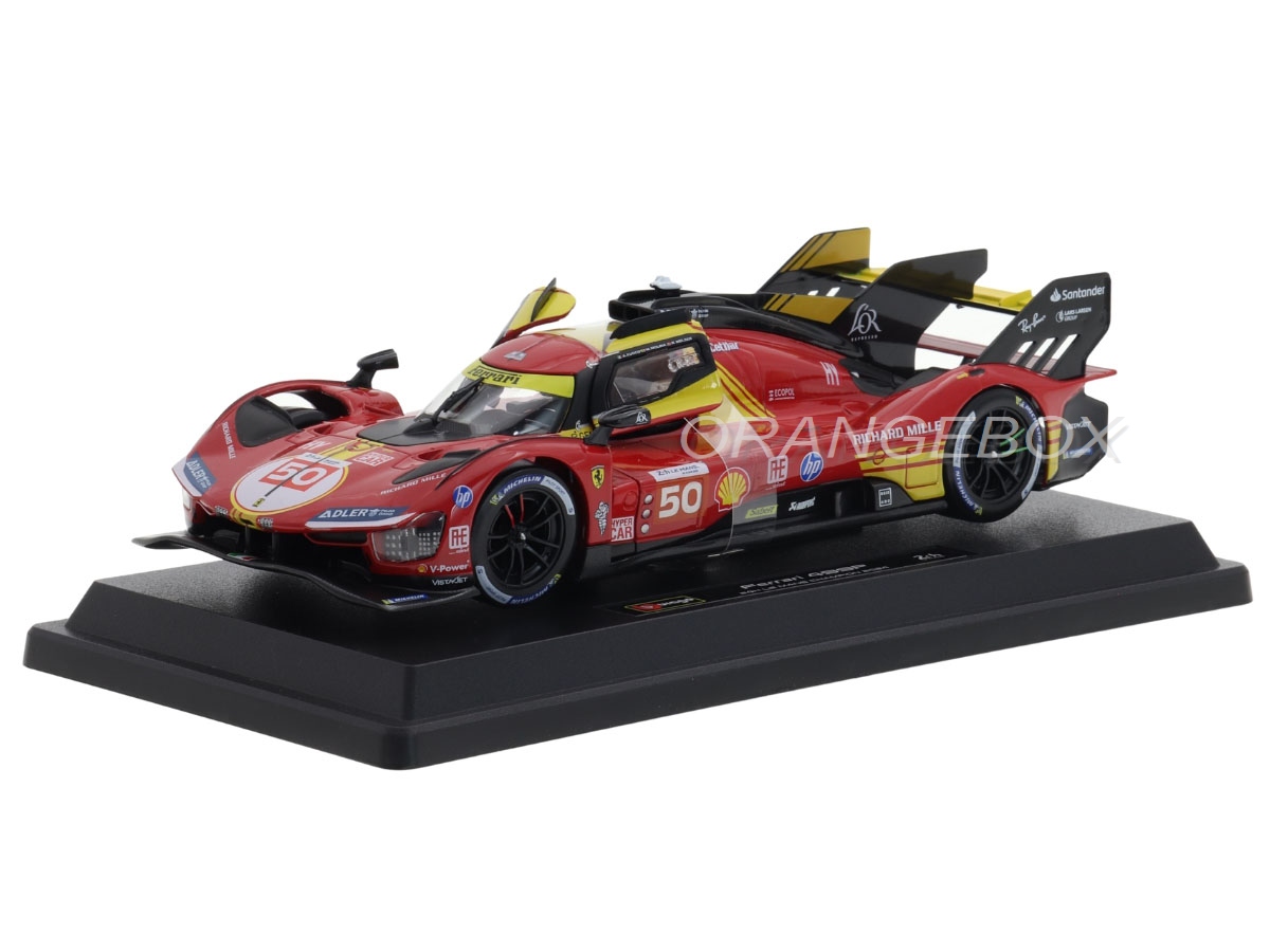 Ferrari 499P Winner 24 Horas Le Mans 2024 1:24 Bburago - 20 anos