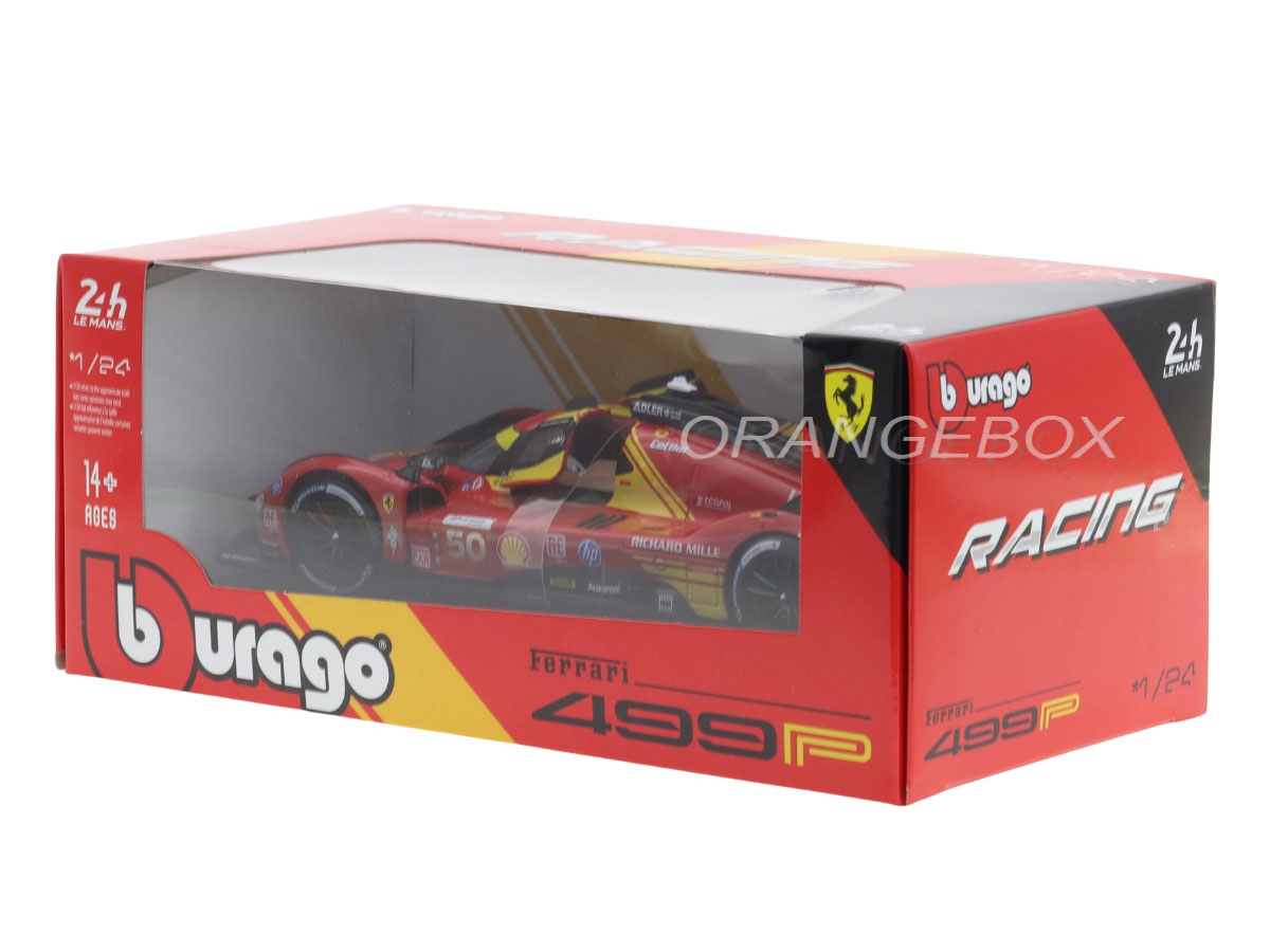 Ferrari 499P Winner 24 Horas Le Mans 2024 1:24 Bburago - 20 anos