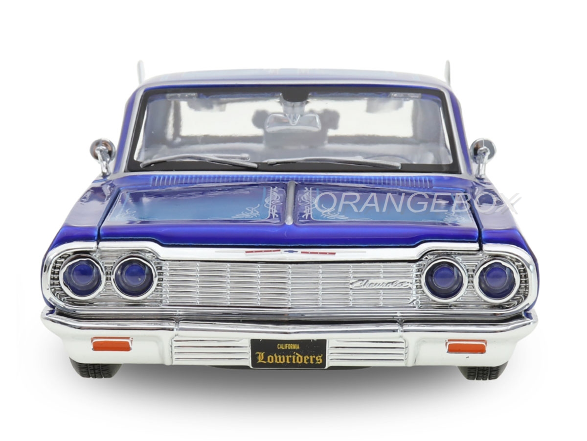 Chevrolet Impala SS 1964 Lowriders 1:26 Maisto Azul - 20 anos