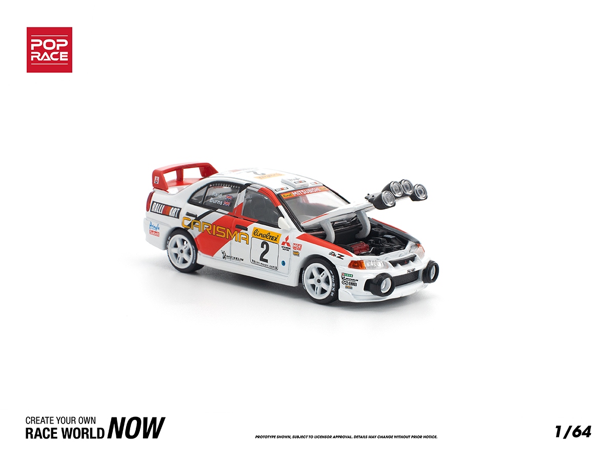 Mitsubishi Lancer Evolution IV 1998 Monte Carlo Rally 1:64 POP