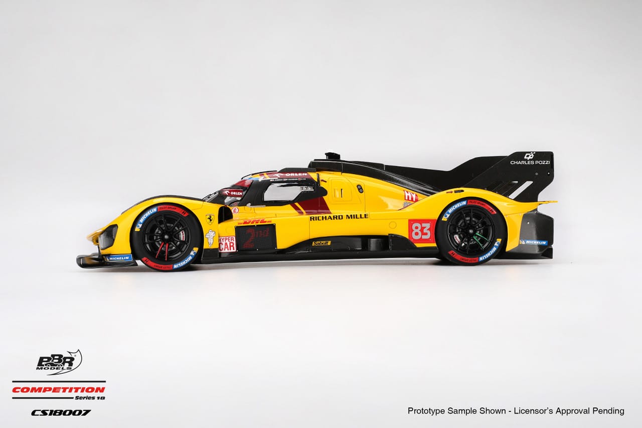 Ferrari 499P #83 AF Corse 2025 2º Lugar WEC Qatar 1812km 1:18 BBR