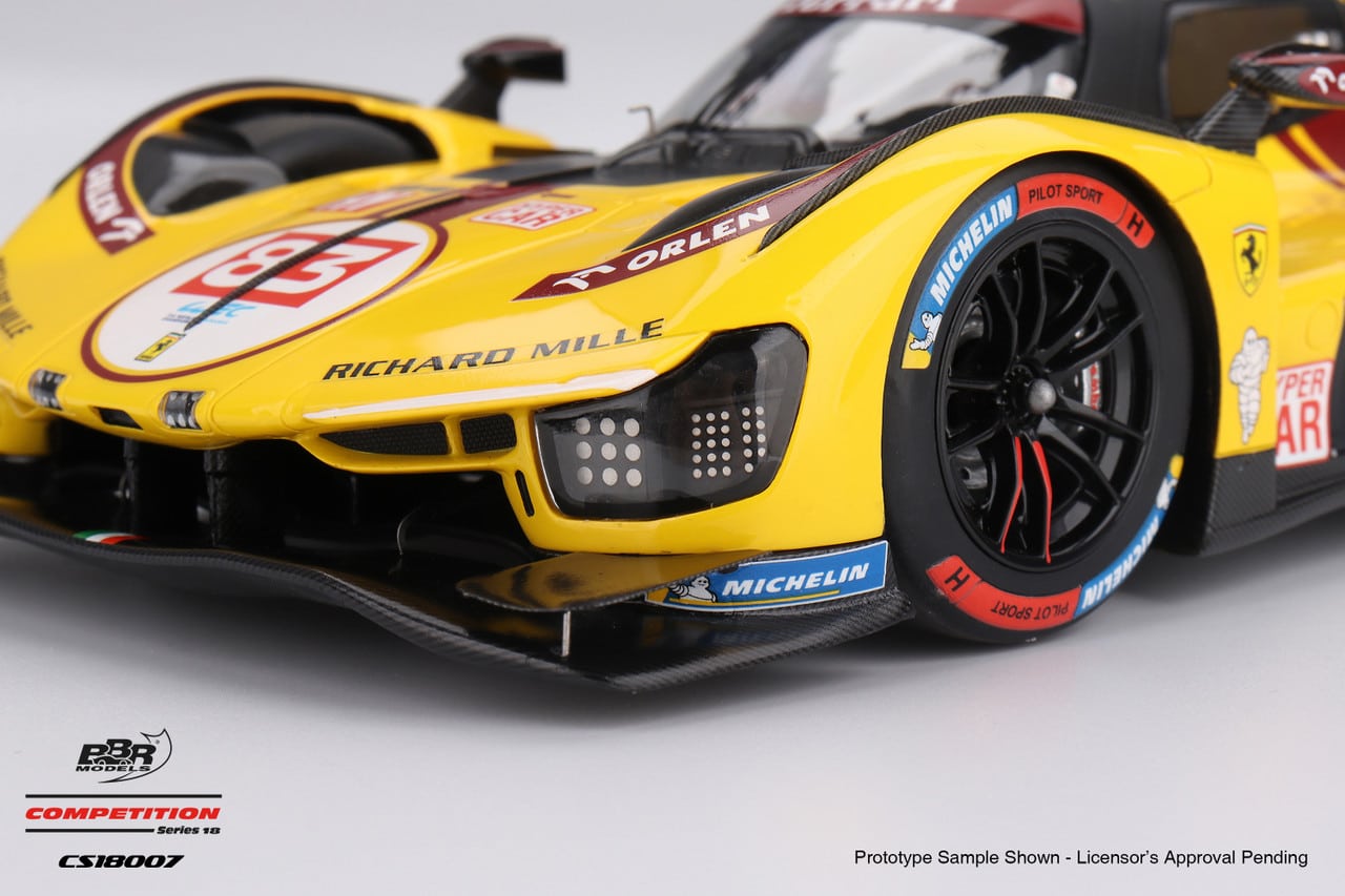 Ferrari 499P #83 AF Corse 2025 2º Lugar WEC Qatar 1812km 1:18 BBR