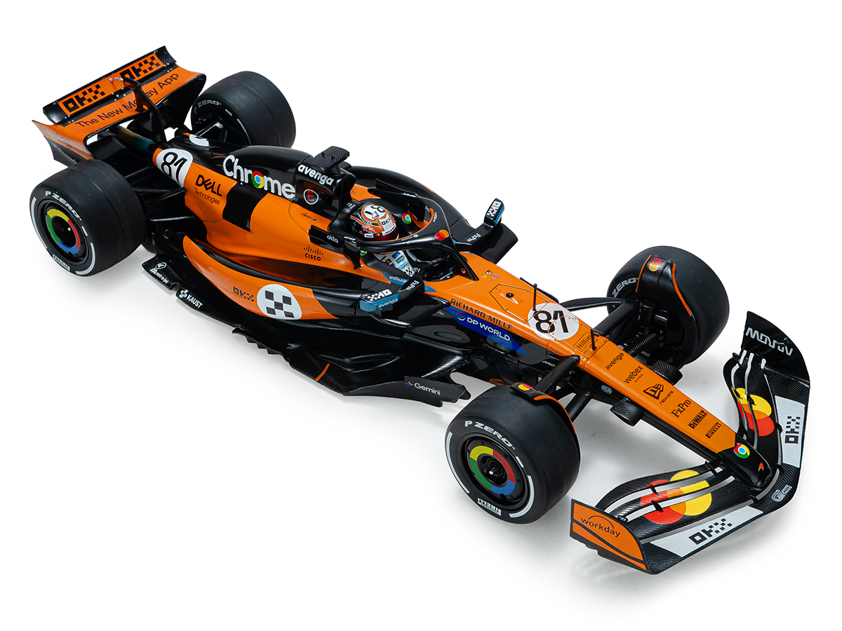 Fórmula 1 McLaren MCL39 Oscar Piastri GP Mônaco 2025 1:18 Solido