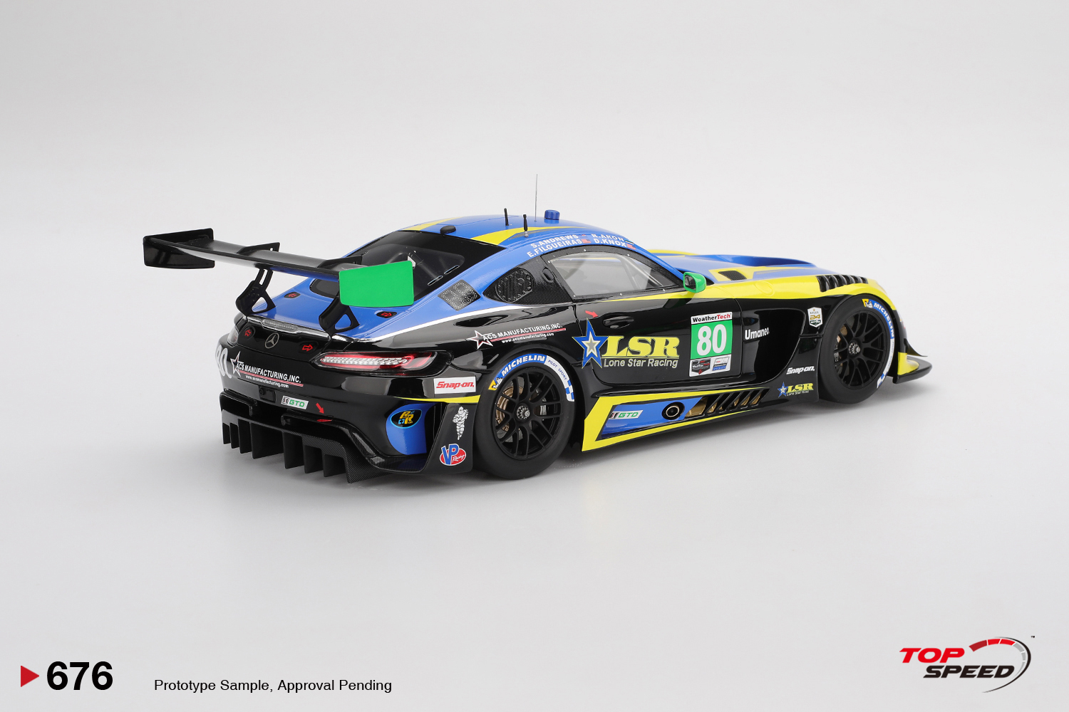 Mercedes AMG GT3 EVO Lone Star Racing 2025 IMSA 24Hs Daytona 1:18