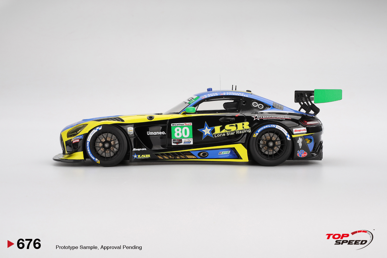 Mercedes AMG GT3 EVO Lone Star Racing 2025 IMSA 24Hs Daytona 1:18