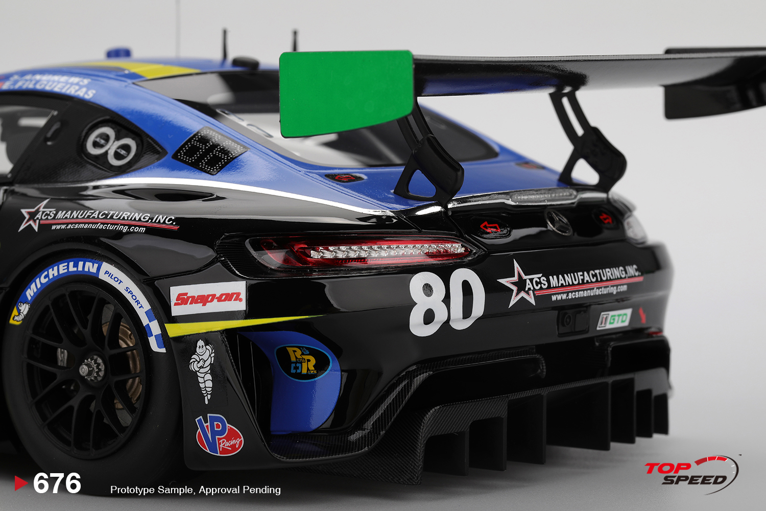Mercedes AMG GT3 EVO Lone Star Racing 2025 IMSA 24Hs Daytona 1:18
