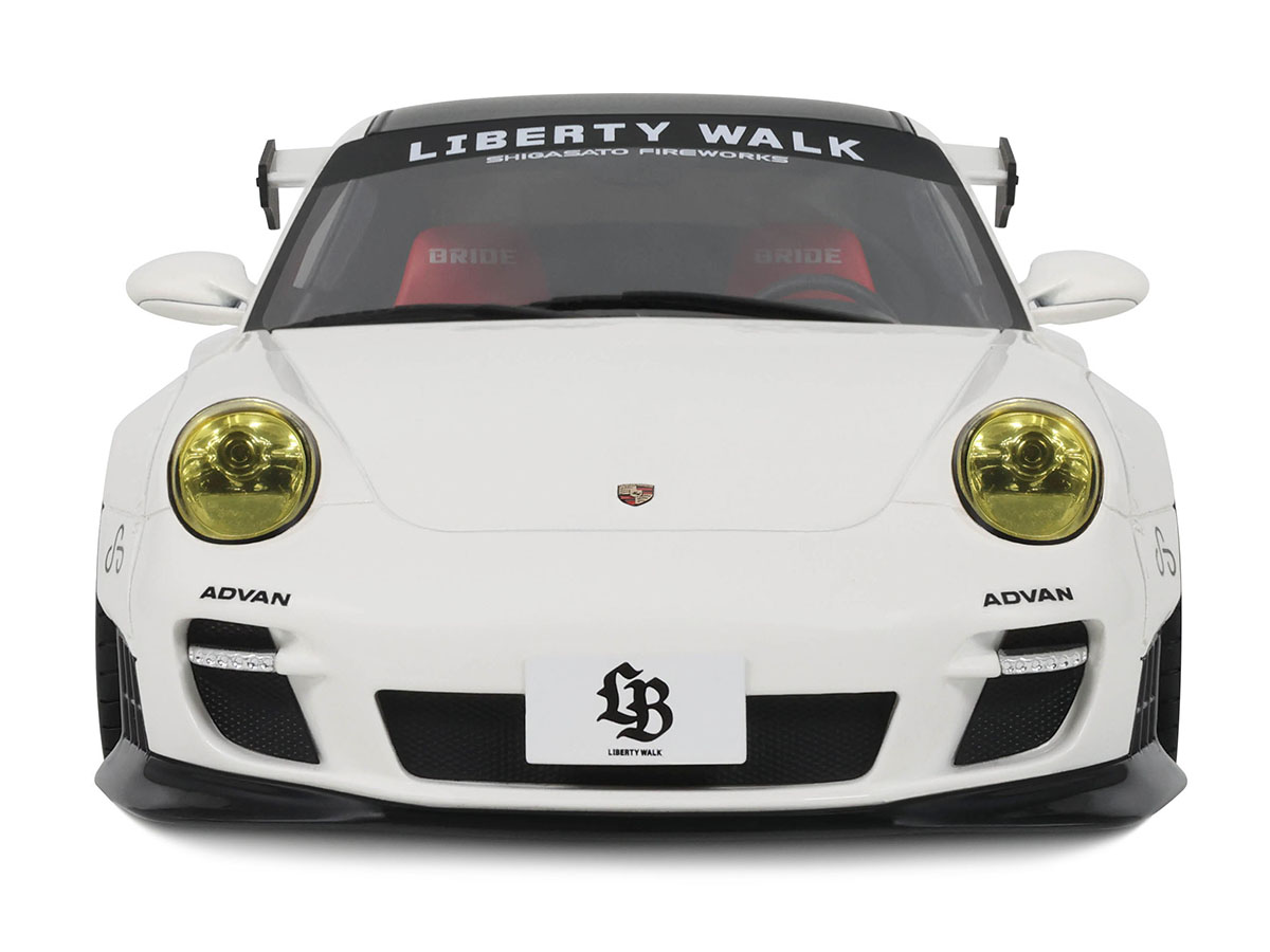 INNO64 限定 LIBERTY WALK PORSCHE ミニカー 3セット Porsche 911 Liberty Walk LB-Works Turbo 2024 1:18 GT Spirit Branco