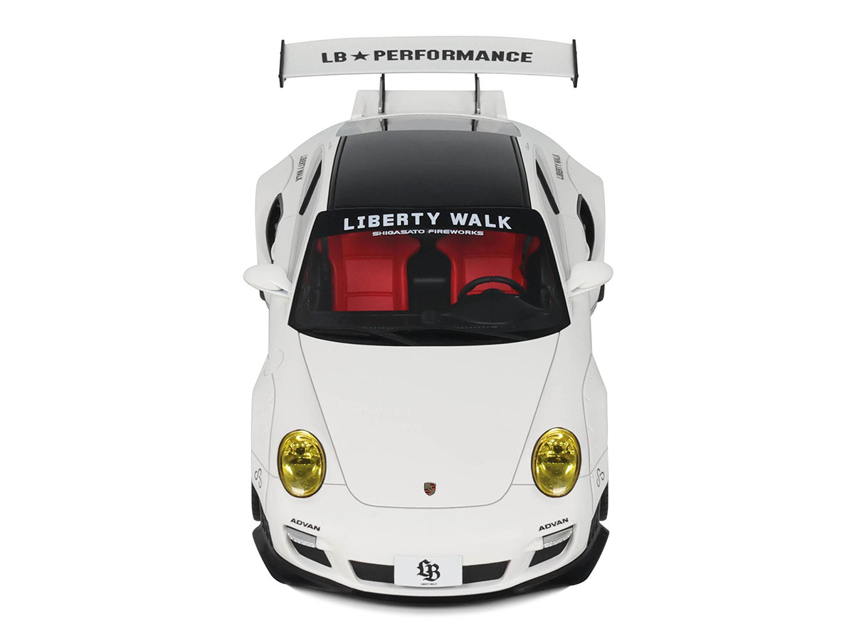 Porsche 911 Liberty Walk LB-Works Turbo 2024 1:18 GT Spirit Branco