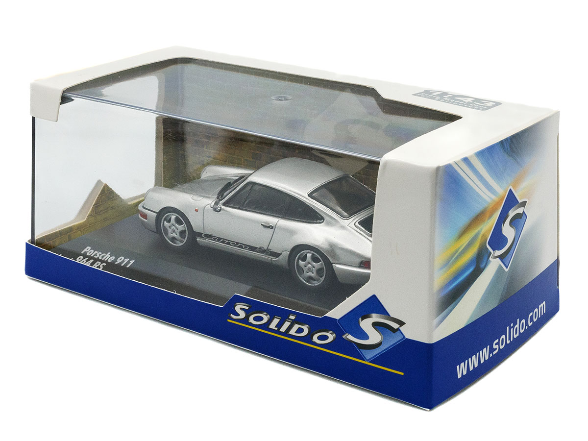 Porsche 911 (964) RS 1994 1:43 Solido Prata - 20 anos! Loja on
