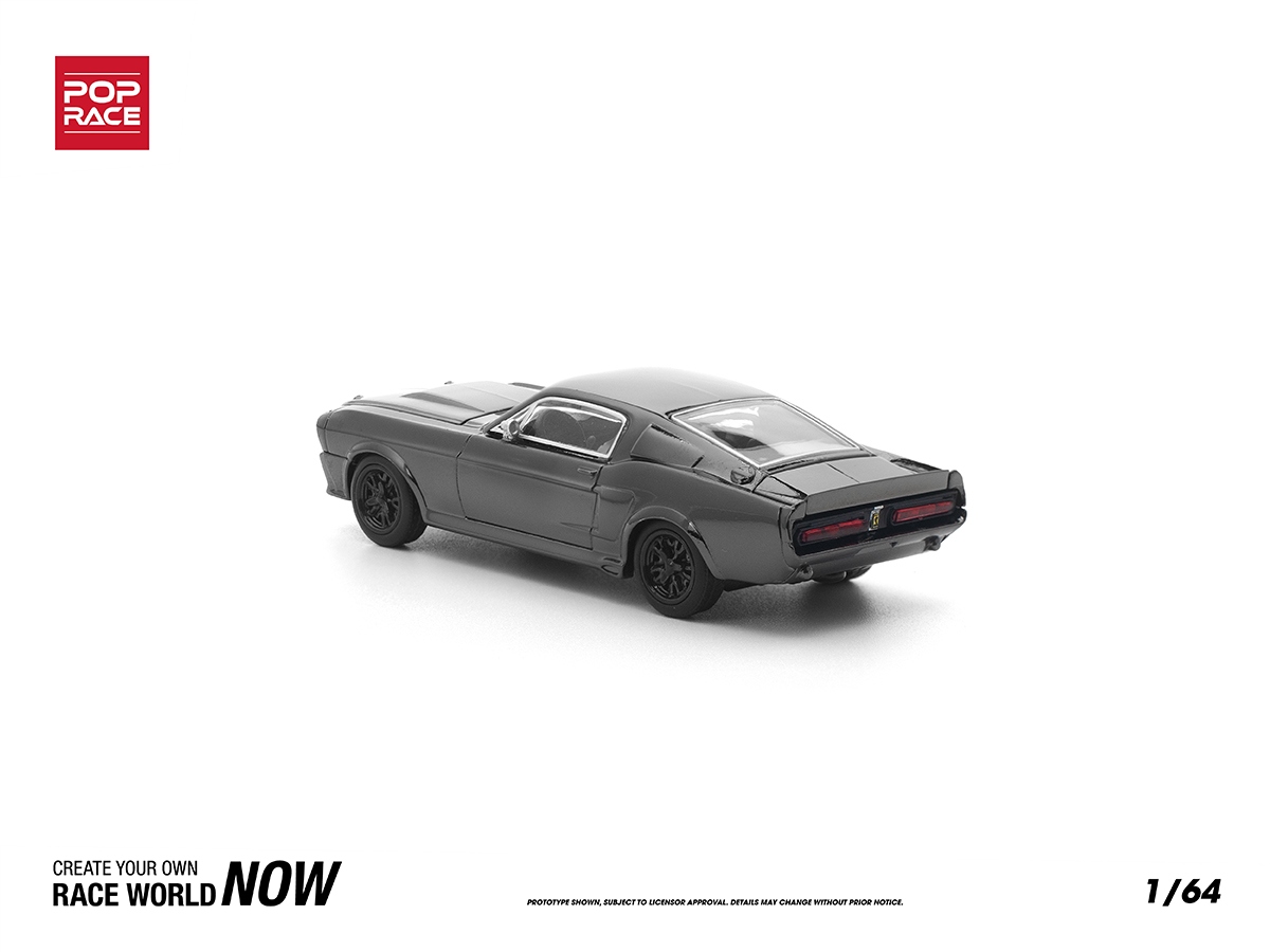 Shelby Mustang GT500 1:64 POP RACE Dark Chrome Series - 20 anos