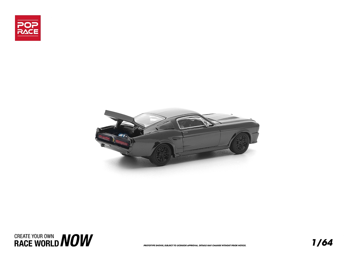 Shelby Mustang GT500 1:64 POP RACE Dark Chrome Series - 20 anos