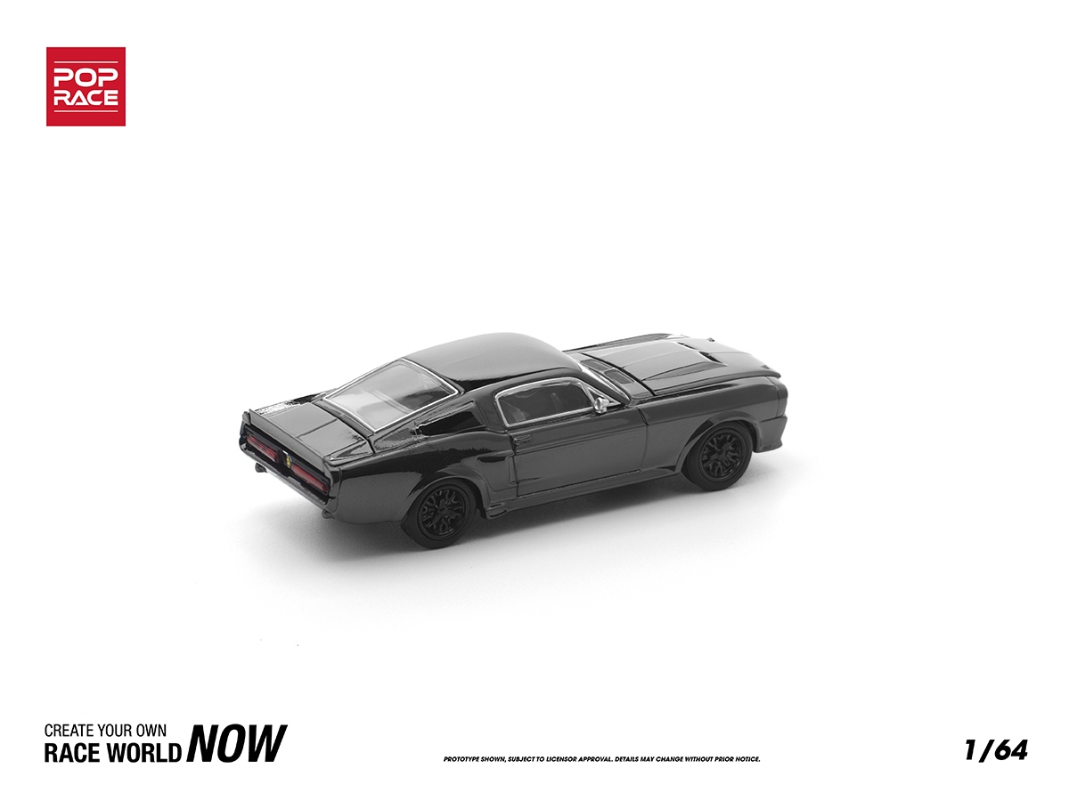 Shelby Mustang GT500 1:64 POP RACE Dark Chrome Series - 20 anos