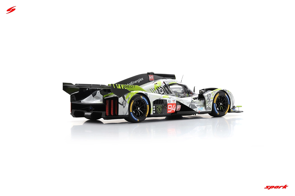 ミニカー PEUGEOT 9X8 TotalEnergies Le Mans 2025 Peugeot 9x8 #93 (24h Le Mans 2025) 1:18 model car Spark 18S1063