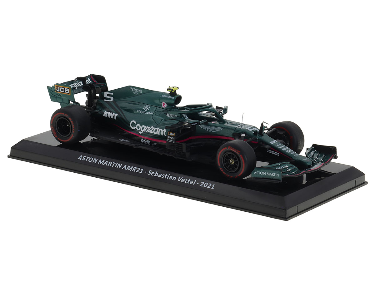 Aston Martin AMR21 1/43 フィギュア Fórmula 1 Aston Martin AMR21 S. Vettel 2nd GP Azerbaijão 2021 1:24