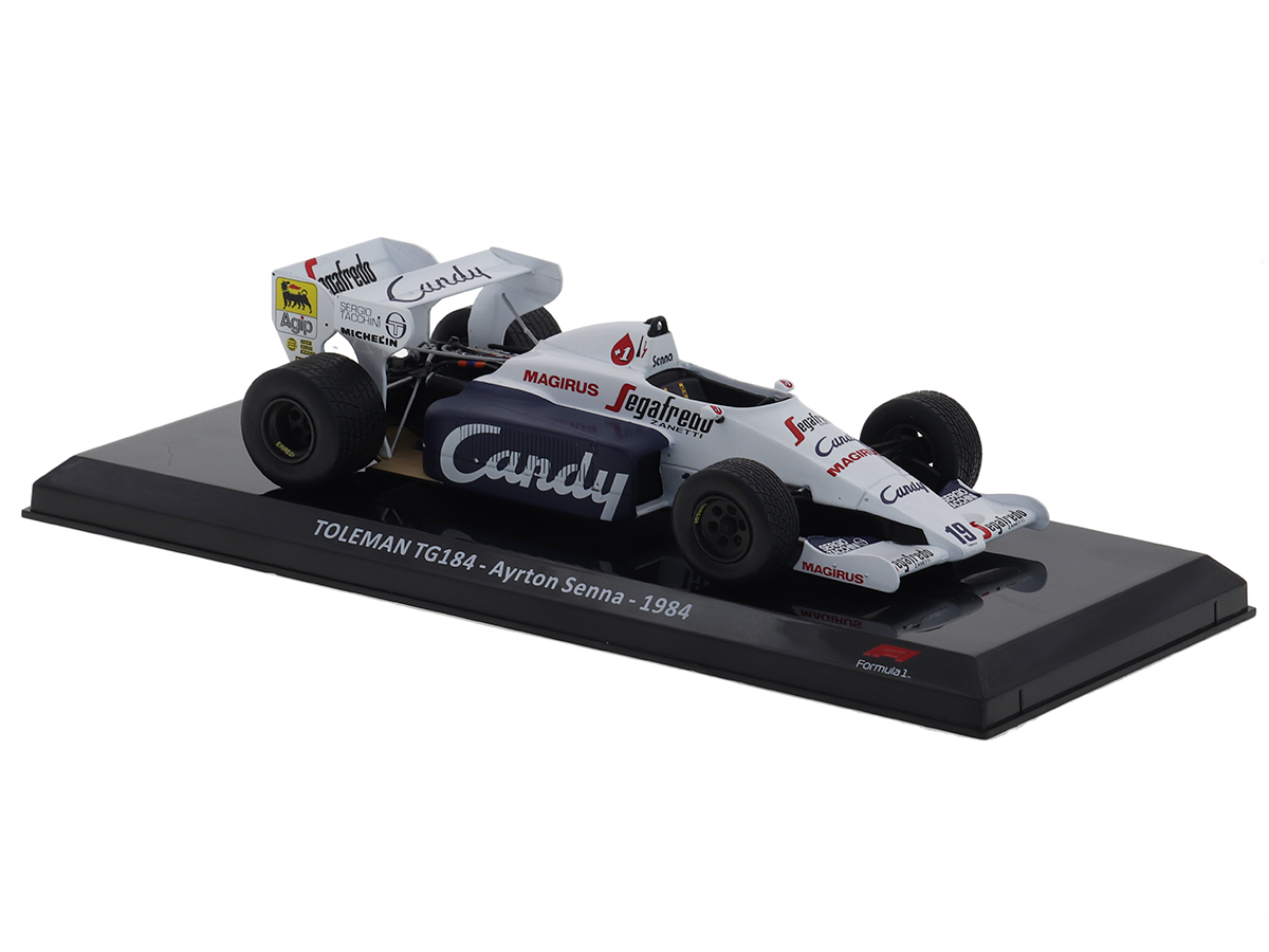 Fórmula 1 Toleman Hart TG184 Ayrton Senna 1984 1:24 PCT - 20 anos