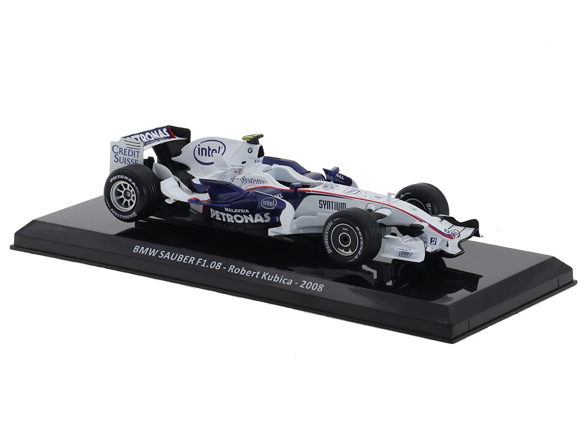 Fórmula 1 BMW Sauber F1.08 Robert Kubica 2008 1:24 PCT - 20 anos