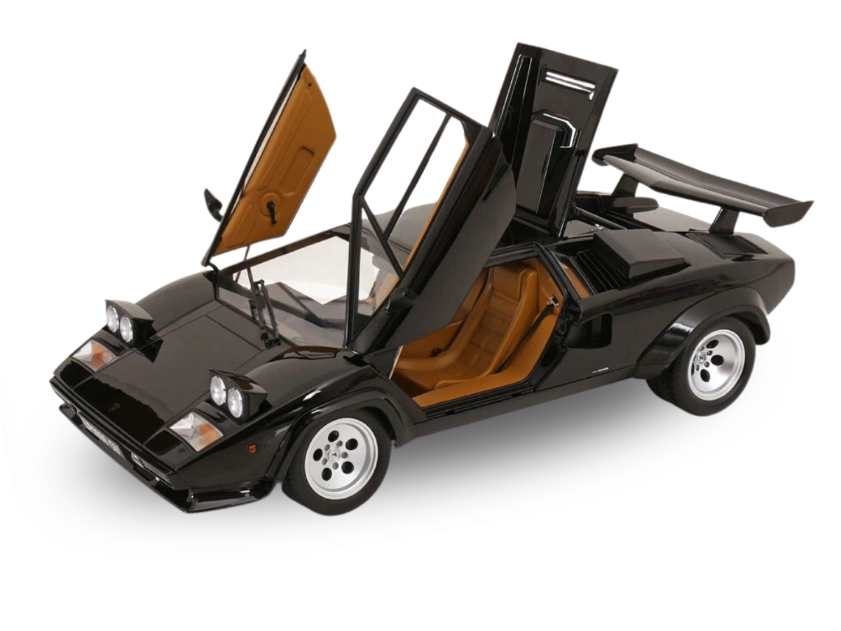 Lamborghini Countach LP 5000S QV 1985 1:12 KK-Scale Preto - 20