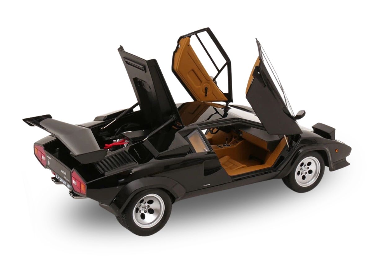 Lamborghini Countach LP 5000S QV 1985 1:12 KK-Scale Preto - 20