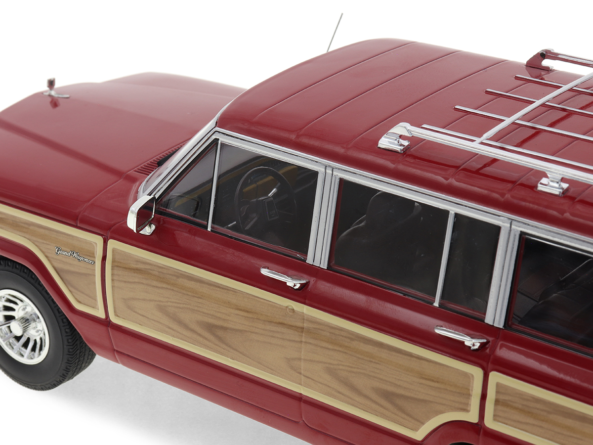 Jeep Grand Wagoneer 1989 1:18 KK-Scale Vermelho - 20 anos! Loja on