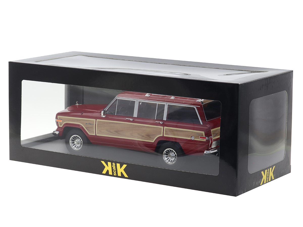 Jeep Grand Wagoneer 1989 1:18 KK-Scale Vermelho - 20 anos! Loja on