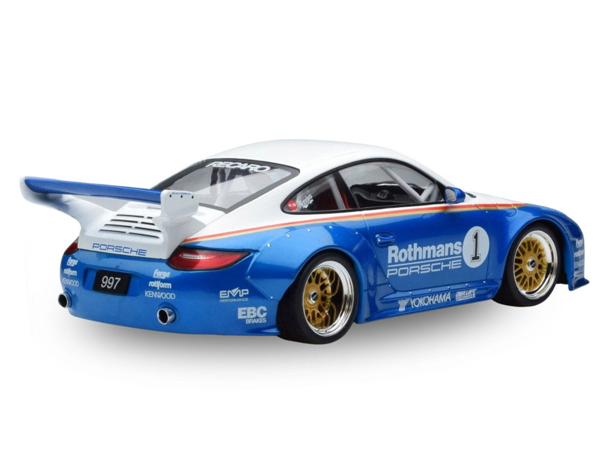 Porsche 911 (997) RWB Old & New Rothmans 2020 1:18 MCG - 20 anos