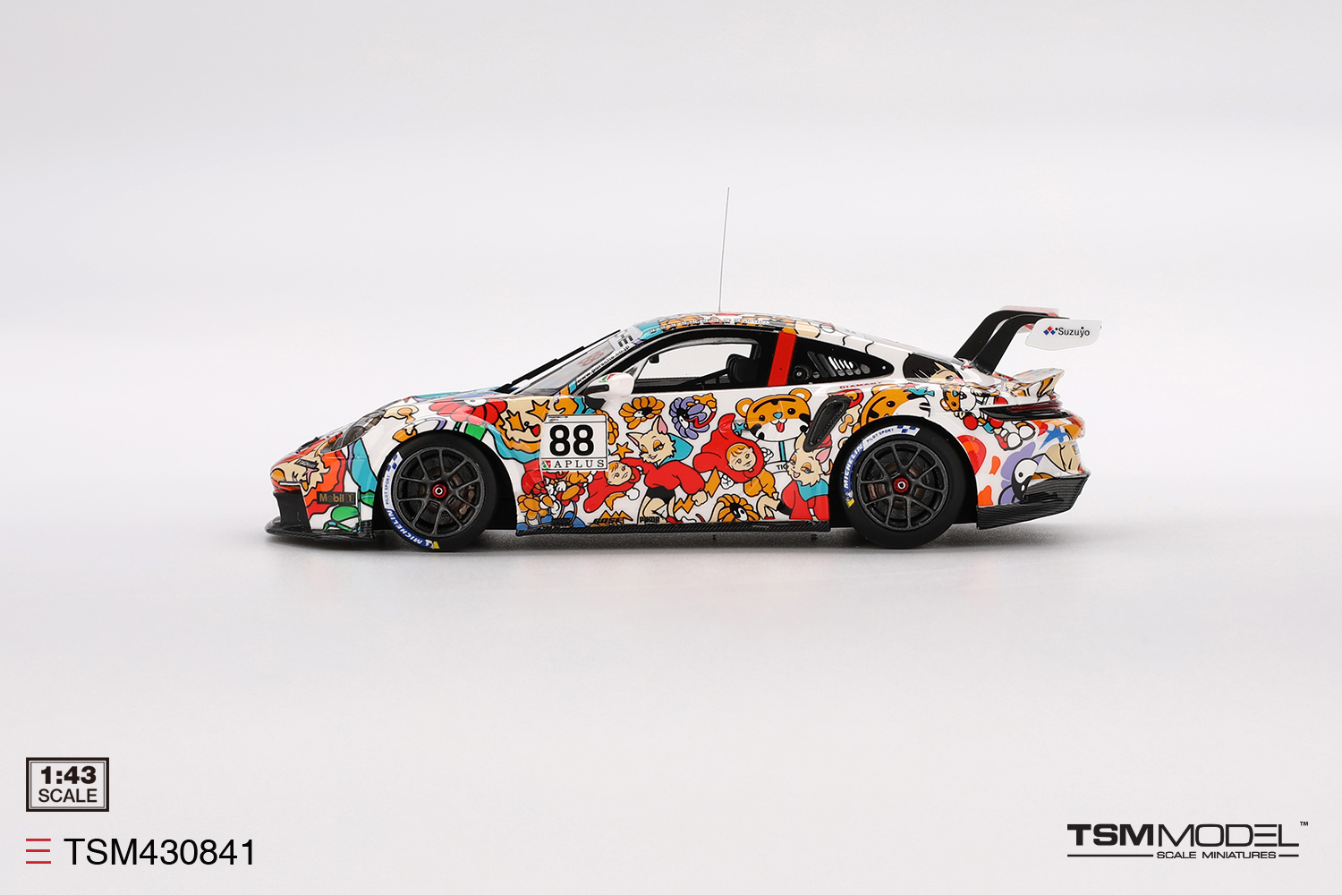 Porsche Design 911 GT3 Cup ミニカー 2000台限定 Porsche 911 GT3 Cup BINGO RACING Tiger WU 2024 Japan Am Class 1:43