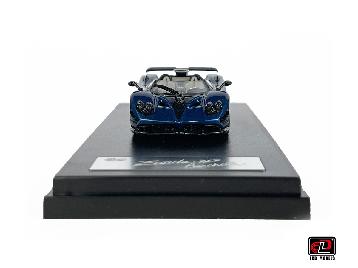 Pagani Zonda HP Barchetta 2017 1:64 LCD Models Azul - 20 anos