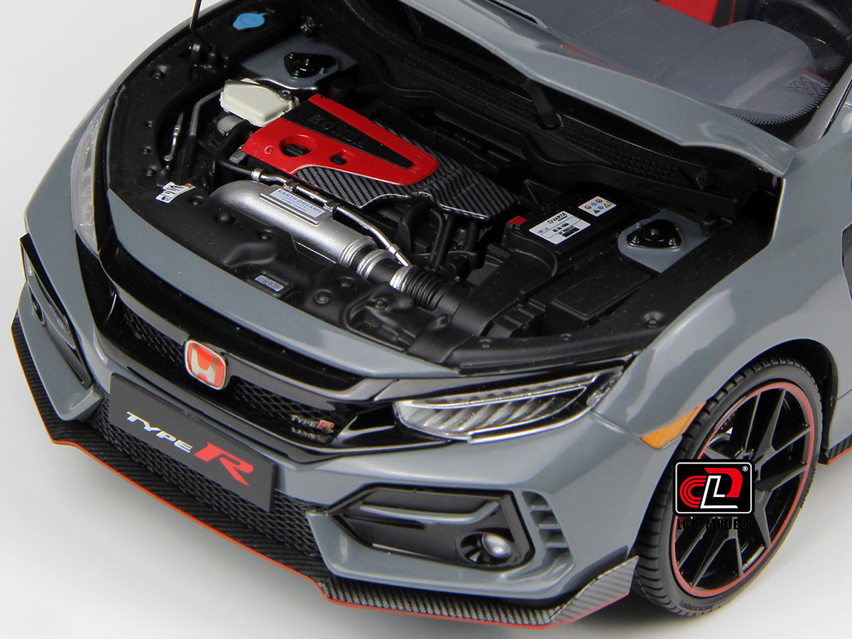 Honda Civic Type R FK8 2020 1:18 LCD Models Cinza - 20 anos! Loja