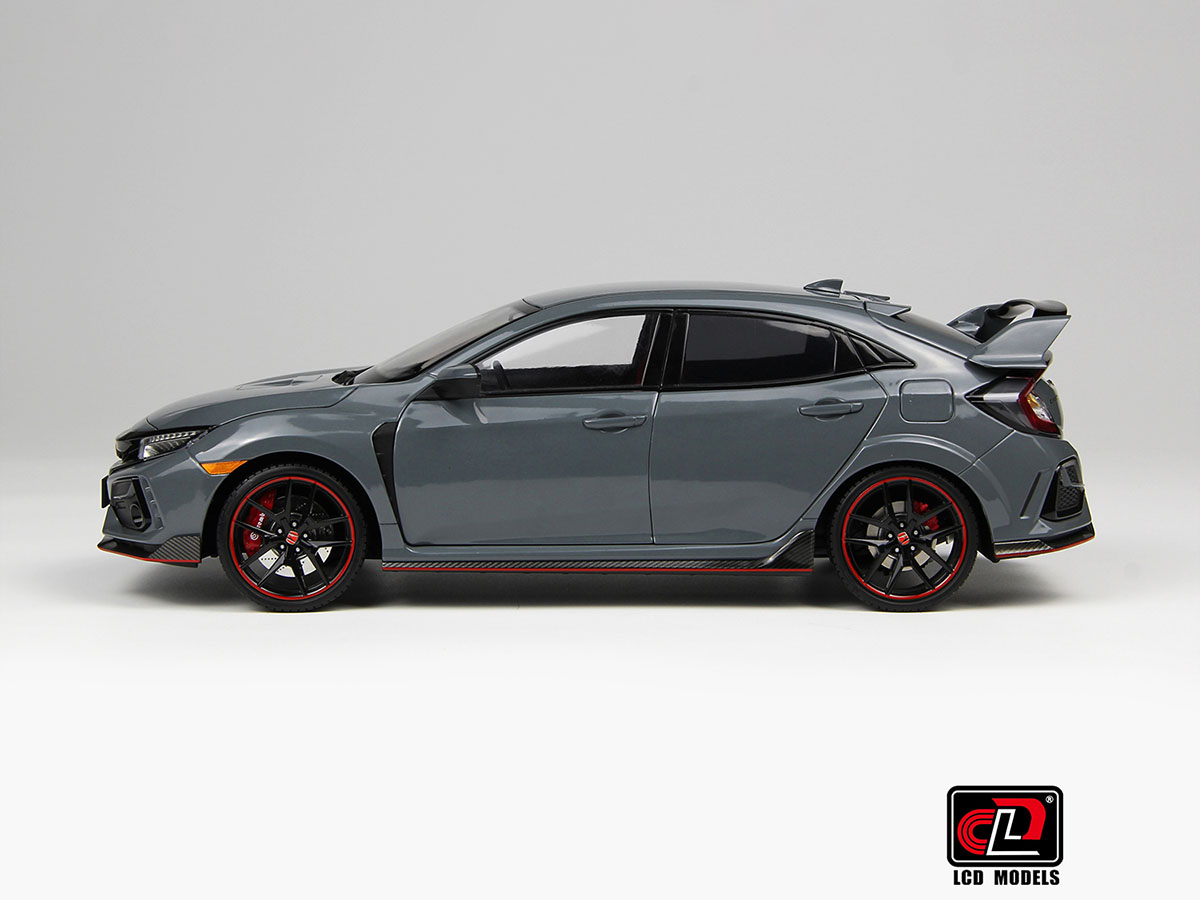 Honda Civic Type R FK8 2020 1:18 LCD Models Cinza - 20 anos! Loja