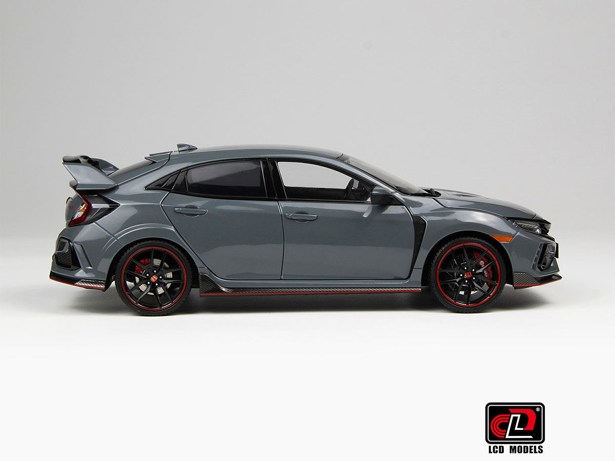 Honda Civic Type R FK8 2020 1:18 LCD Models Cinza - 20 anos! Loja