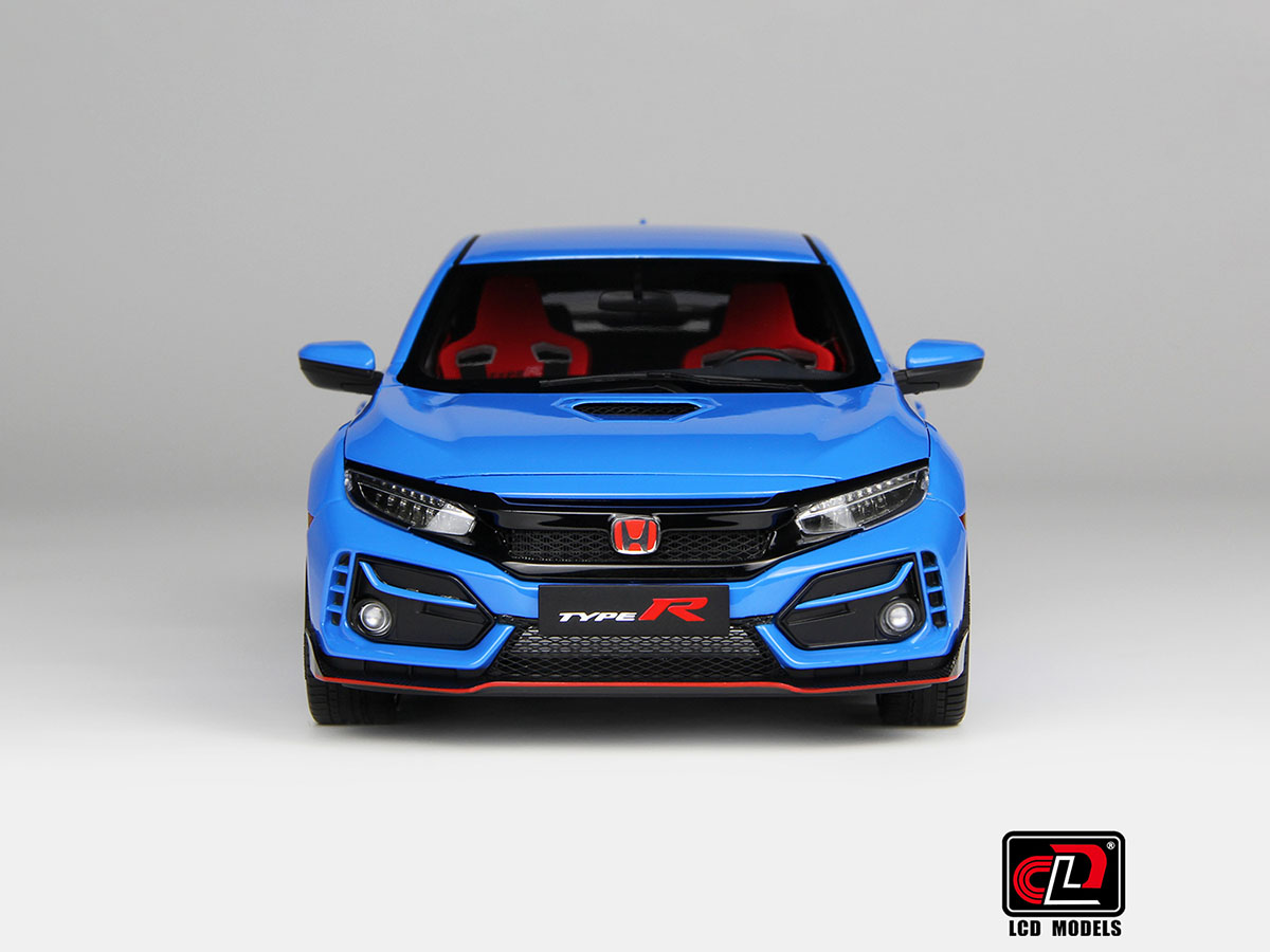 Honda Civic Type R FK8 2020 1:18 LCD Models Azul - 20 anos! Loja