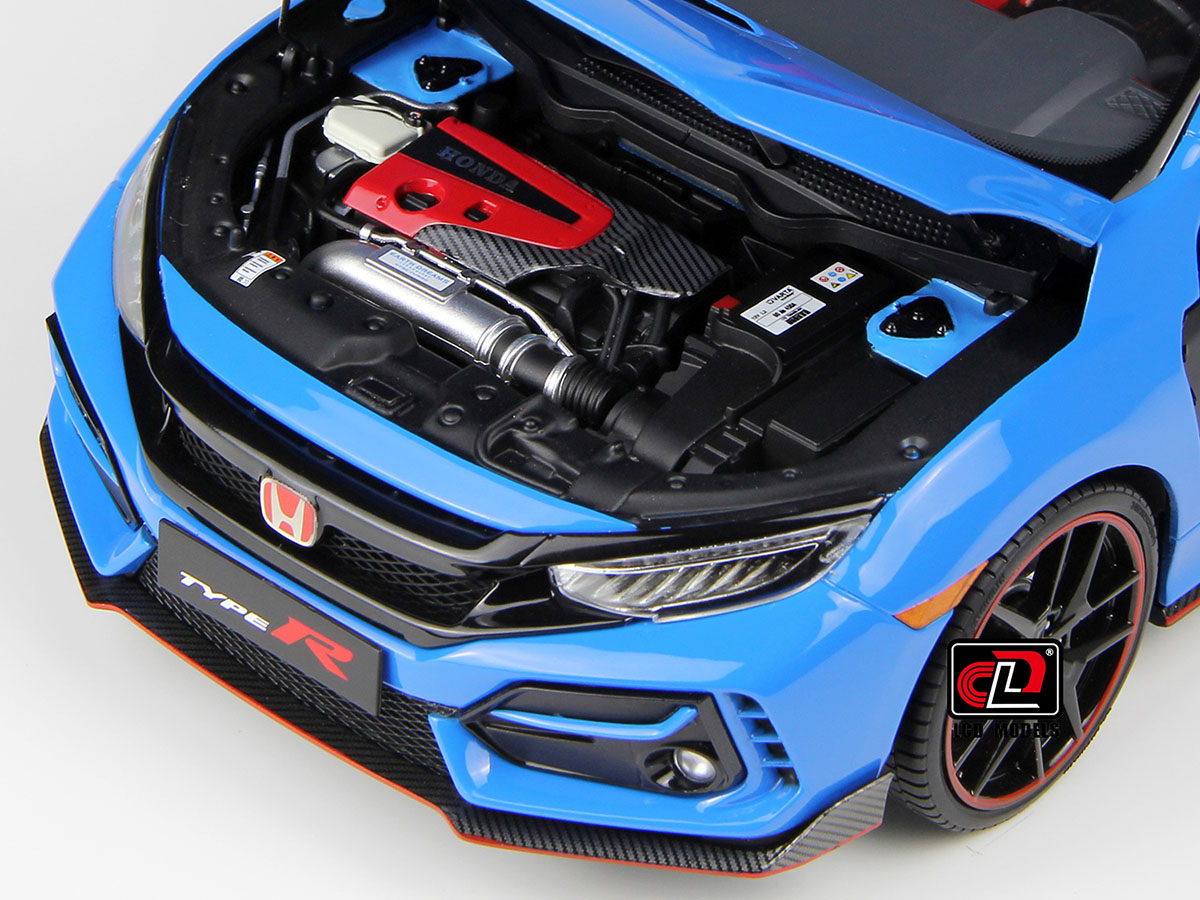 Honda Civic Type-R LCD18005B-BU ホンダ　シビック Honda Civic Type R FK8 2020 1:18 LCD Models Azul - 20 anos! Loja