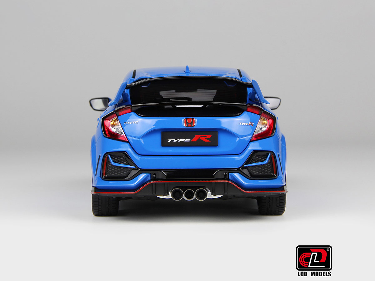 Honda Civic Type R FK8 2020 1:18 LCD Models Azul - 20 anos! Loja