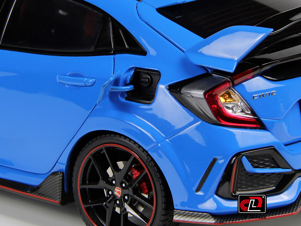 Honda Civic Type R FK8 2020 1:18 LCD Models Azul - 20 anos! Loja