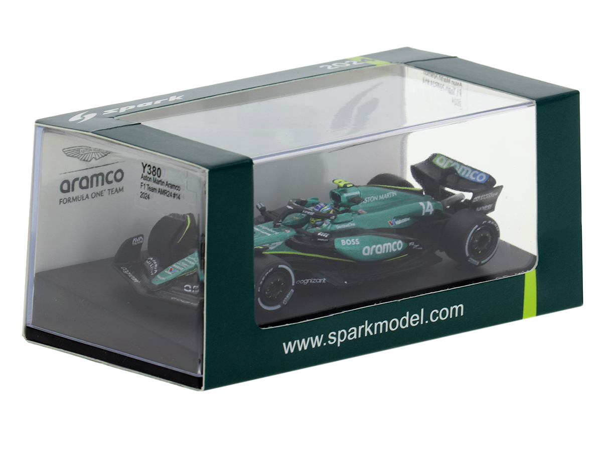 【中古】1/24 アストンマーティン アラムコ F1ミニカー AMR24 Fórmula 1 Aston Martin Aramco F1 Team AMR24 Fernando Alonso 2024 1