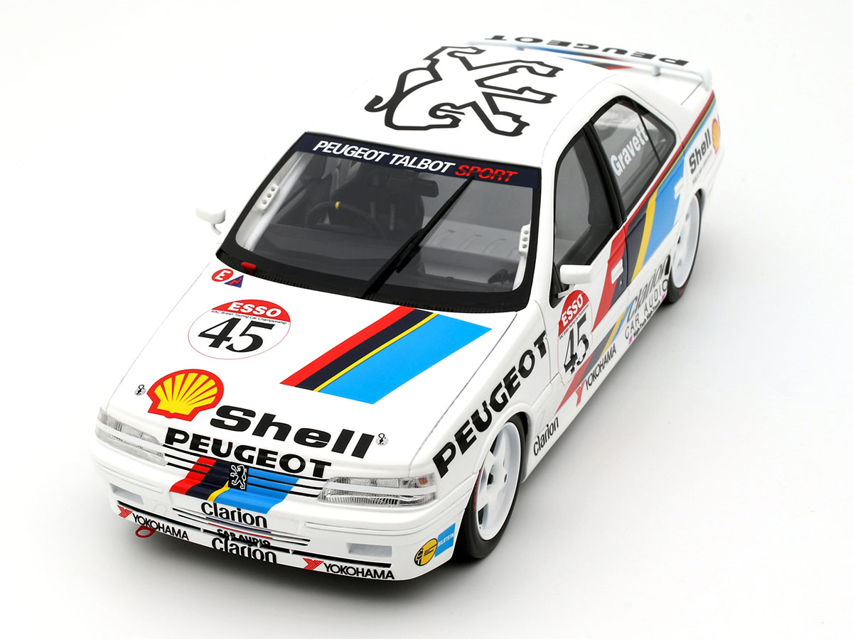 Peugeot 405 MI16 BTCC R. Gravett 1992 1:18 OttOmobile - 20 anos