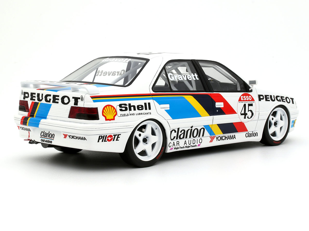 Peugeot 405 MI16 BTCC R. Gravett 1992 1:18 OttOmobile - 20 anos