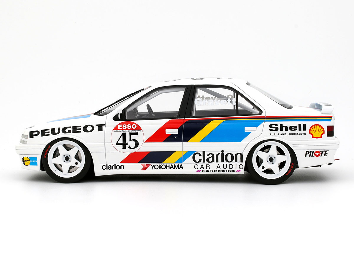 Peugeot 405 MI16 BTCC R. Gravett 1992 1:18 OttOmobile - 20 anos