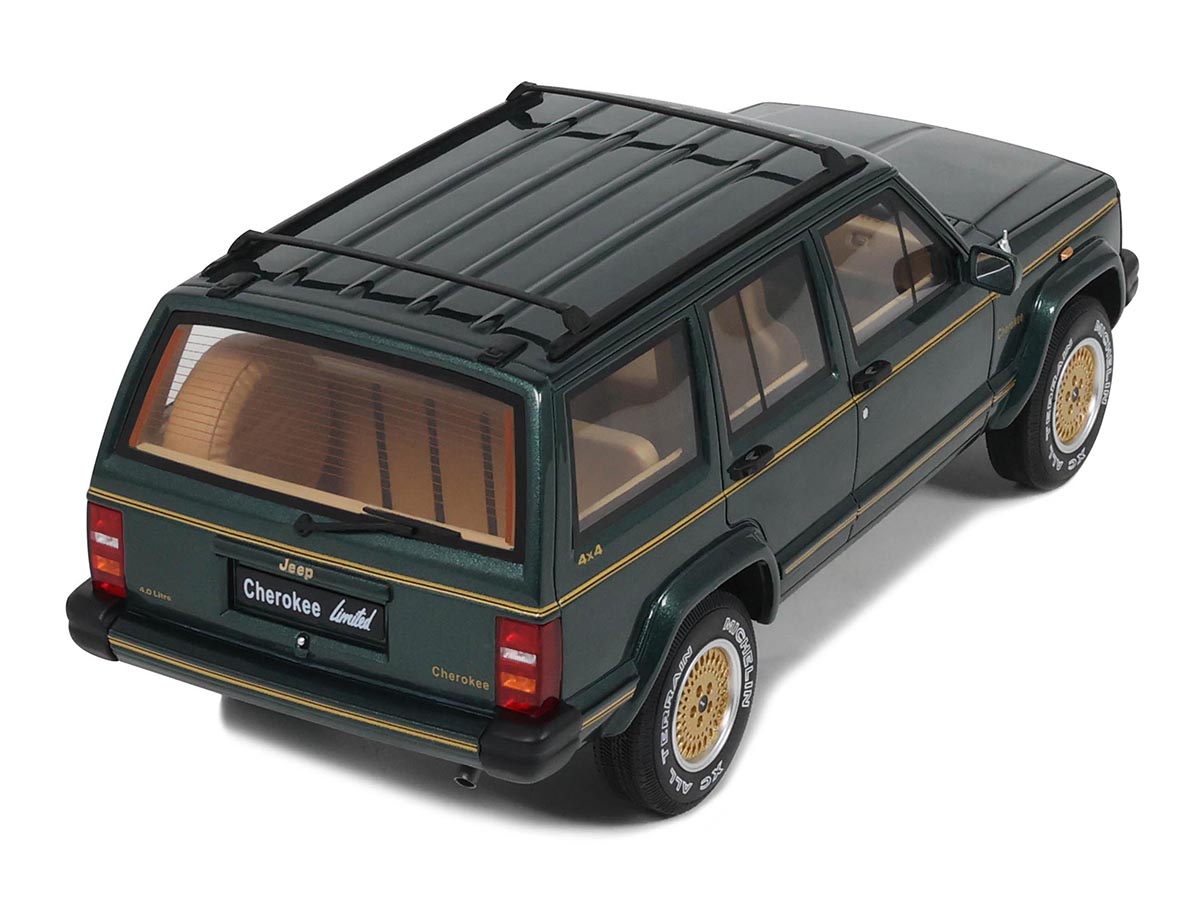 Jeep Cherokee XJ Limited 1995 1:18 OttOmobile Verde - 20 anos