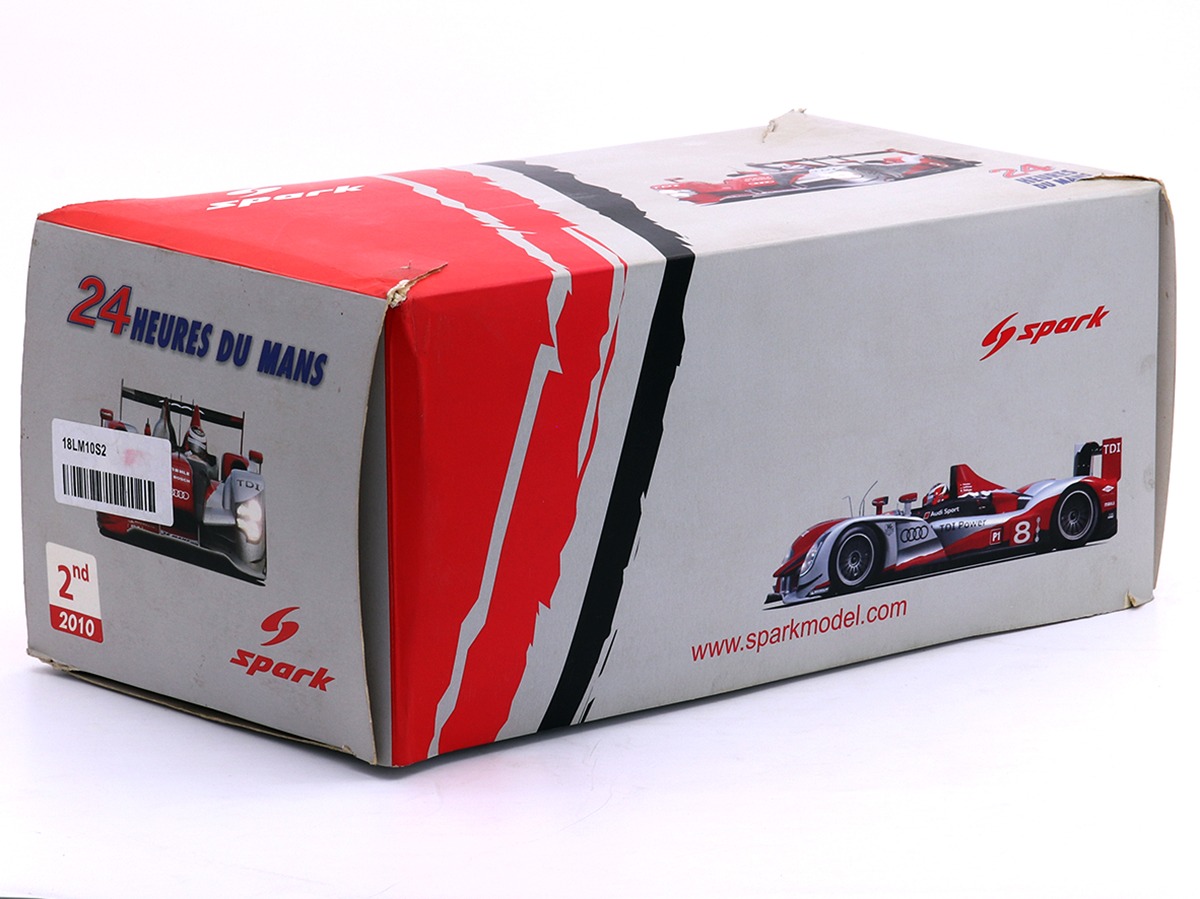 Audi R15 TDI 24 Horas de Le Mans 2nd 2010 Spark 1:18 - 20 anos