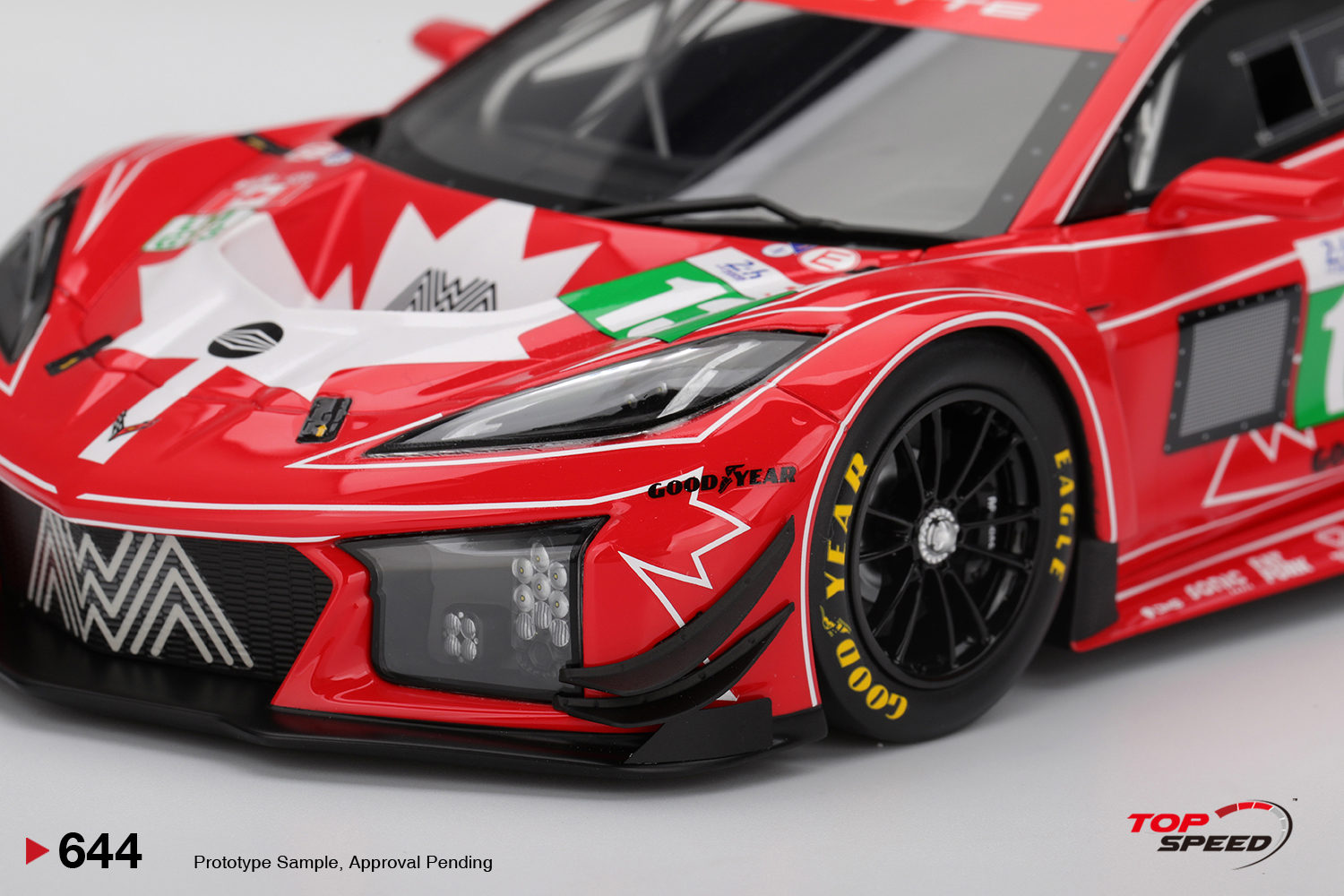 Chevrolet Corvette Z06 GT3.R AWA RACING 2025 24Hs Le Mans 1:18 TopSpeed ...