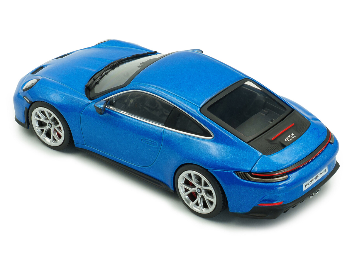 ポルシェ 911 GT3 992 ミニカー 1/43 ブルー Porsche 911 (992) GT3 Touring 2023 1:43 Solido Azul - 20 anos
