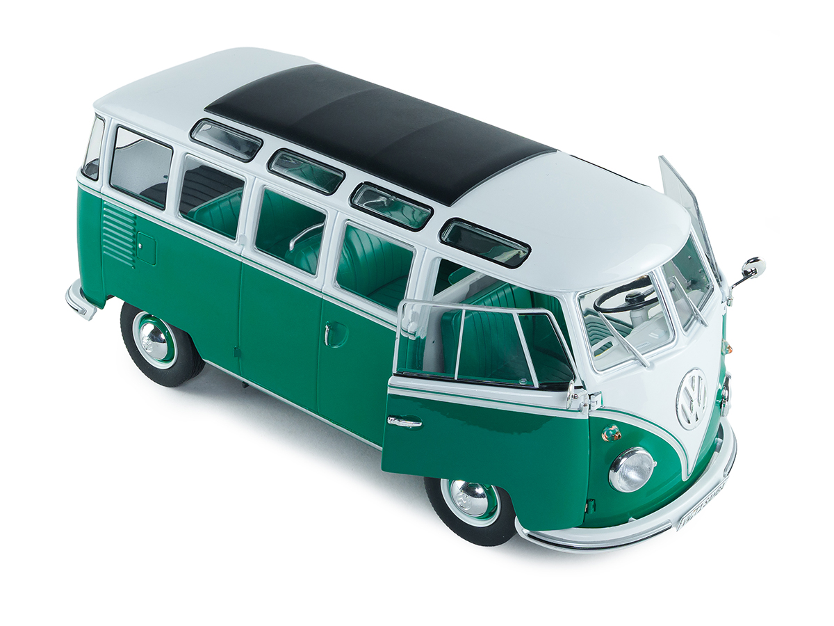 Volkswagen Kombi T1 21 Janelas 1962 1:18 Solido Verde - 20 anos