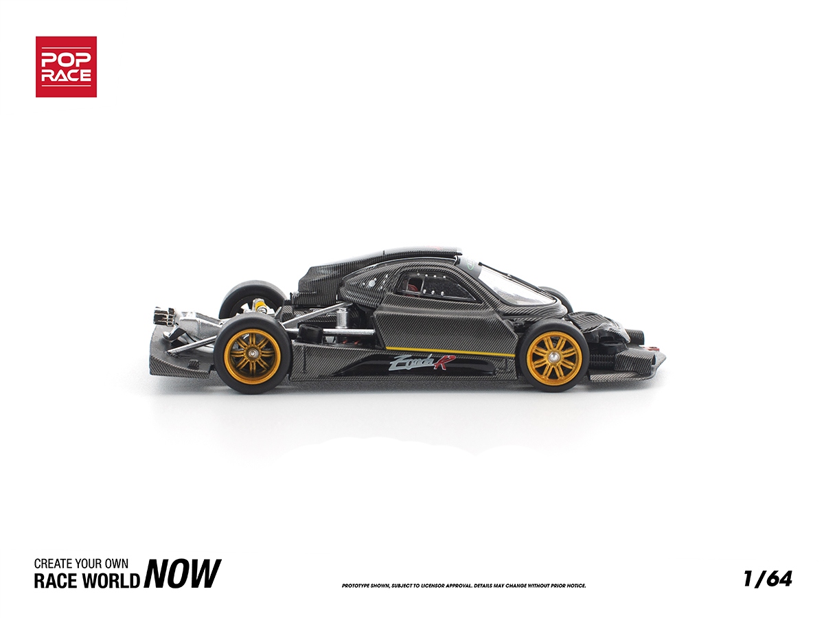 Pagani Zonda R 1:64 POP RACE - 20 anos! Loja on-line de miniaturas