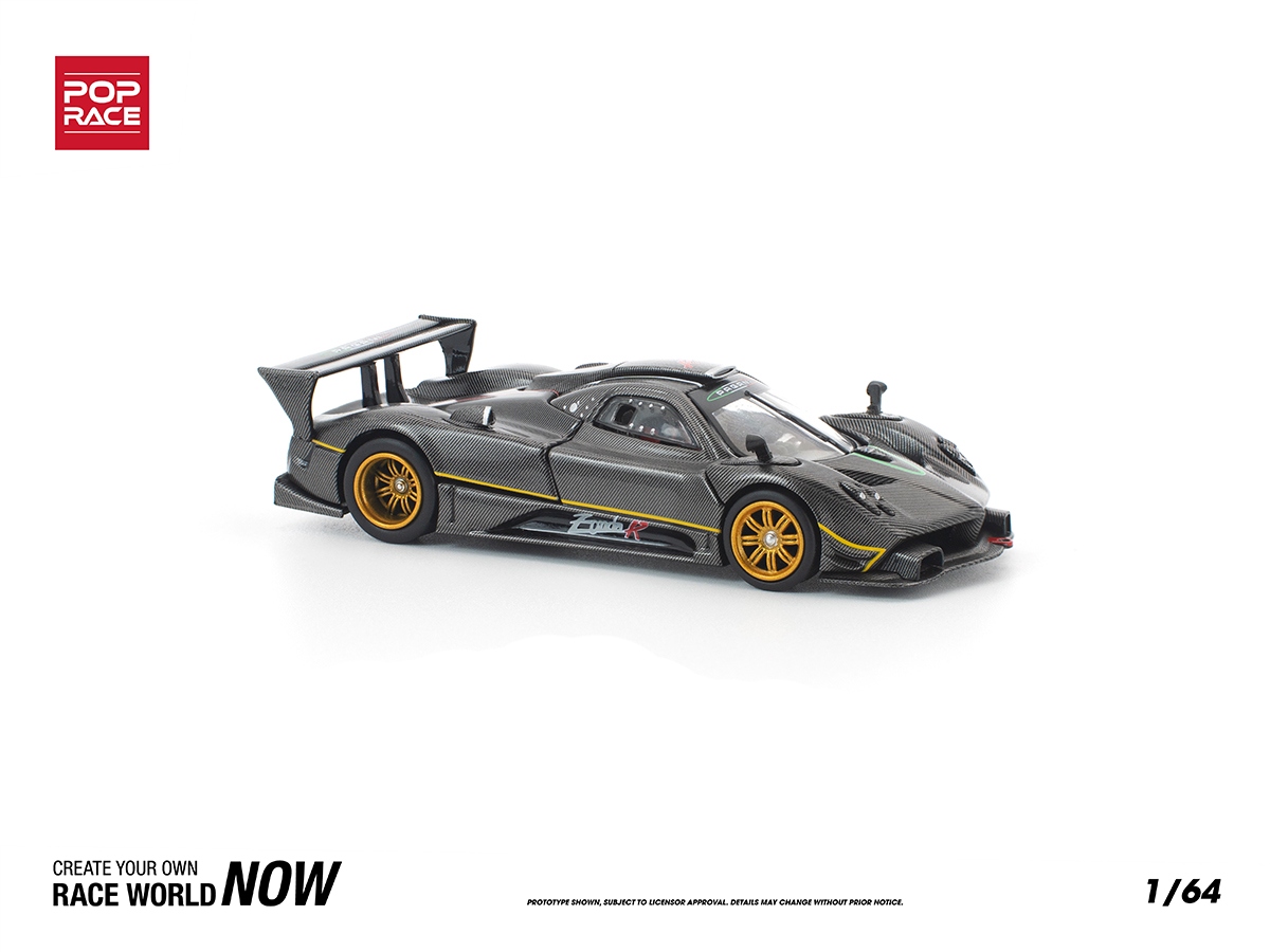 Pagani Zonda R 1:64 POP RACE - 20 anos! Loja on-line de miniaturas